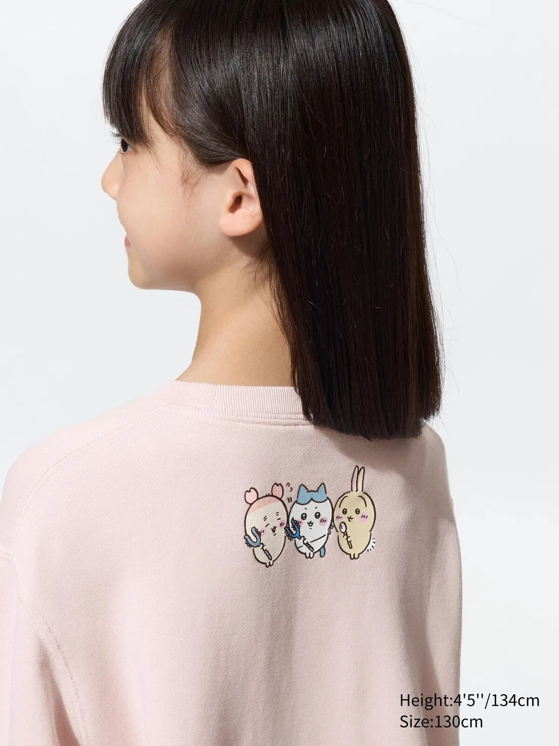 Толстовка Чиикава Uniqlo, детская, розовый — фото 2