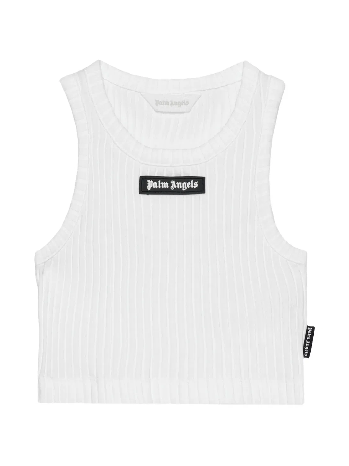 Майка в рубчик Palm Angels, белый