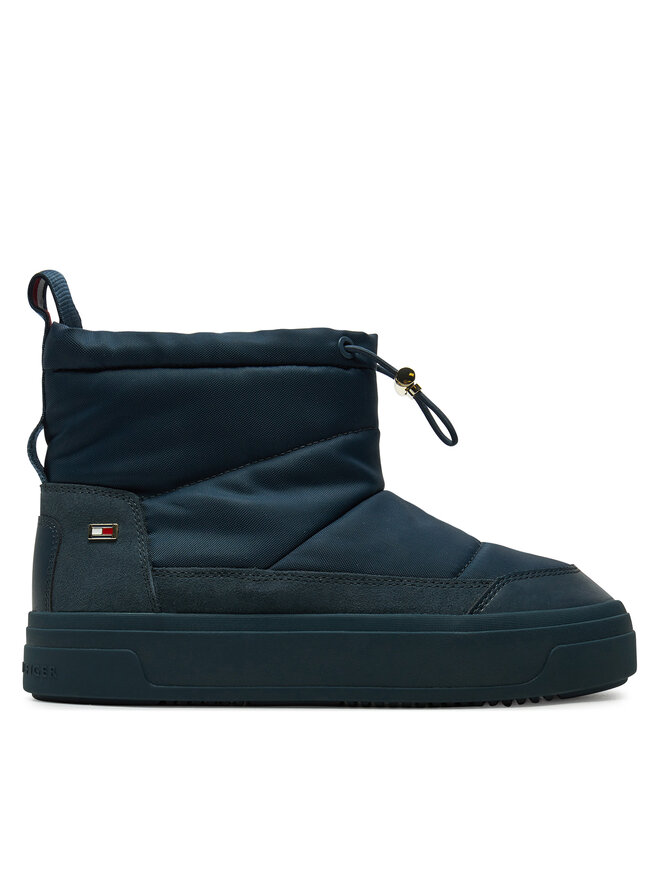 Зимние ботинки Tommy Hilfiger Botas de nieve Flag Nylon Mini Snowboot FW0FW08334, темно-синий