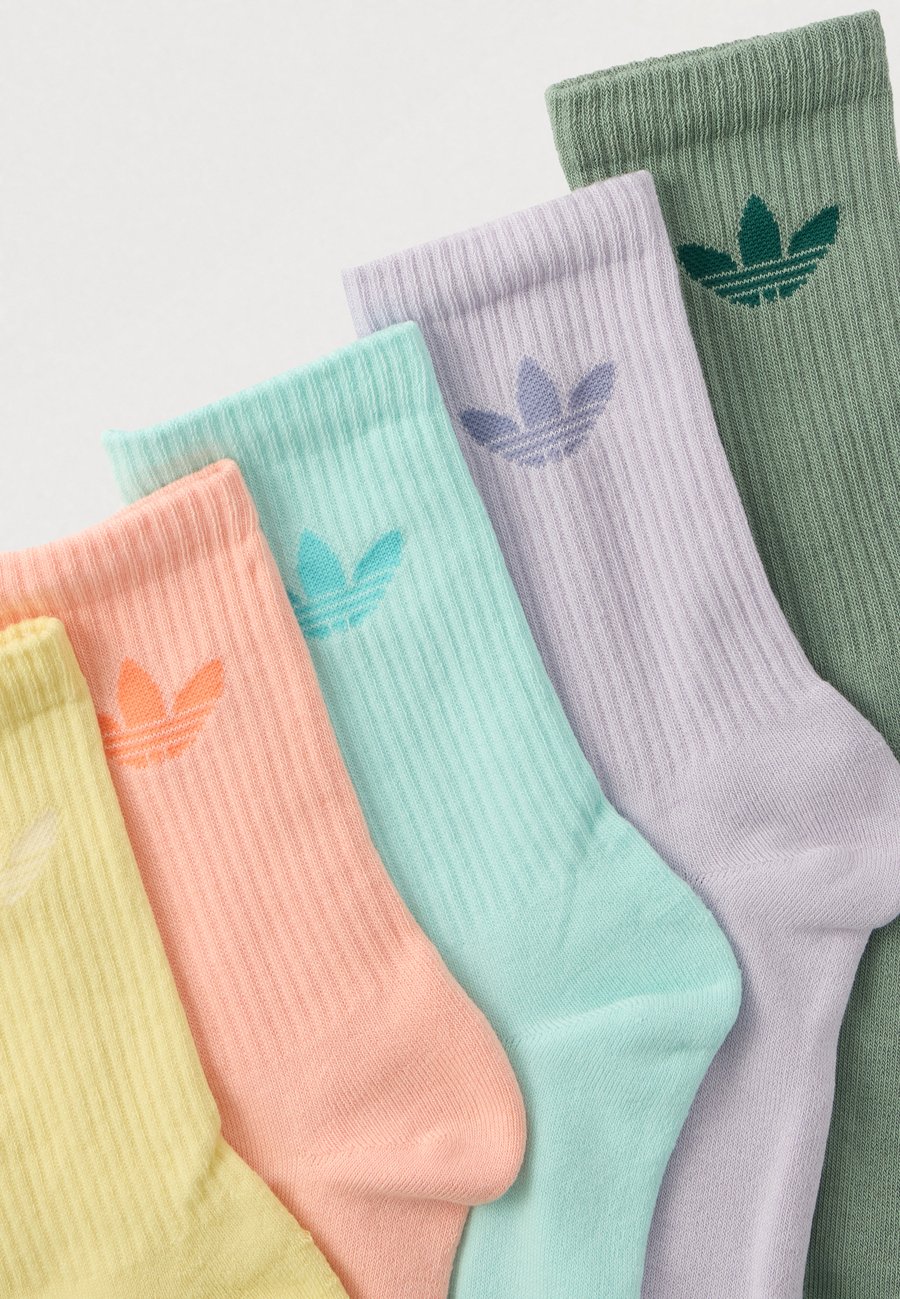Носки Adidas Originals UNISEX 10 PACK, Silver Green/Glow Pink/Semi Flash Aqua/Green — фото 2