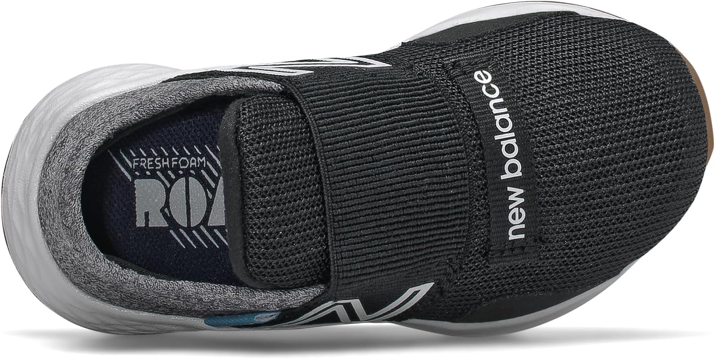 Кроссовки New Balance Unisex Baby Fresh Foam Roav V1 на шнуровке, черный — фото 3