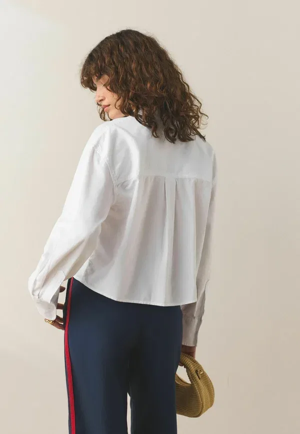 Блузка свободного кроя, Regular fit, Next, белый — фото 3