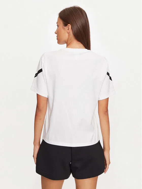 Футболка regular fit Adidas, белый — фото 3
