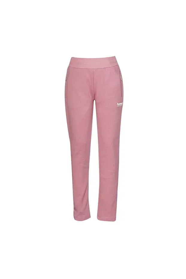 Детские спортивные штаны для девочек хлопковые Hummel, Pink — фото 2