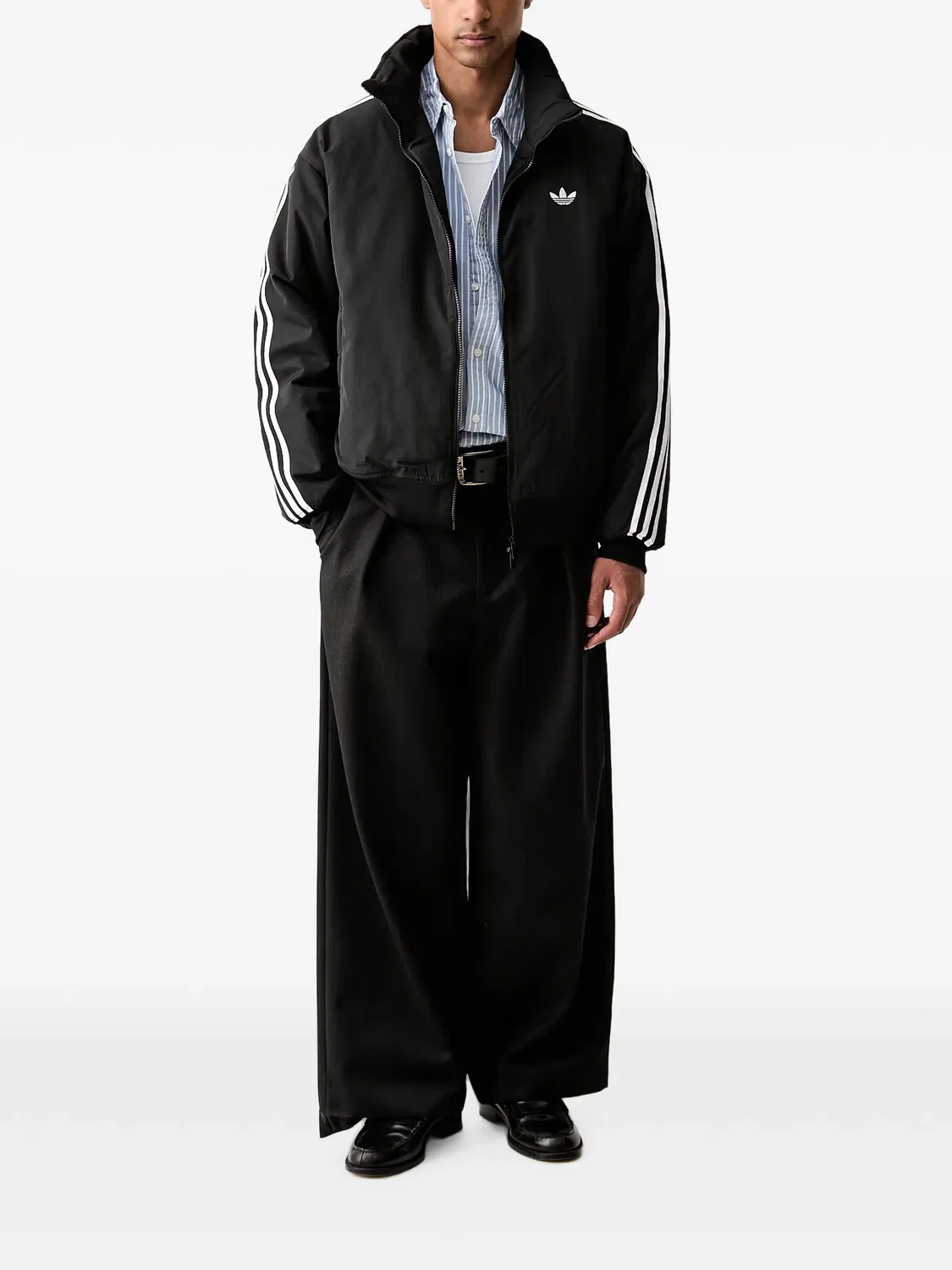 Спортивная куртка Firebird черного цвета Adidas, черный — фото 4