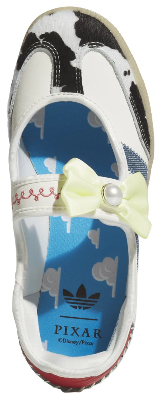 Кроссовки для девочек Samba Mary Jane Adidas, цвет Blue/Multi — фото 4
