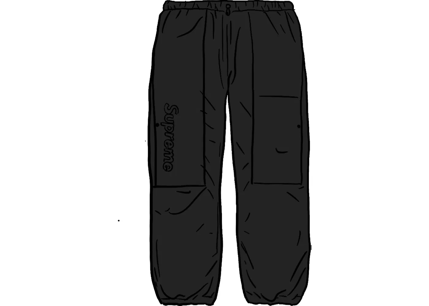 Мужские брюки с утяжкой Supreme Pant, Black