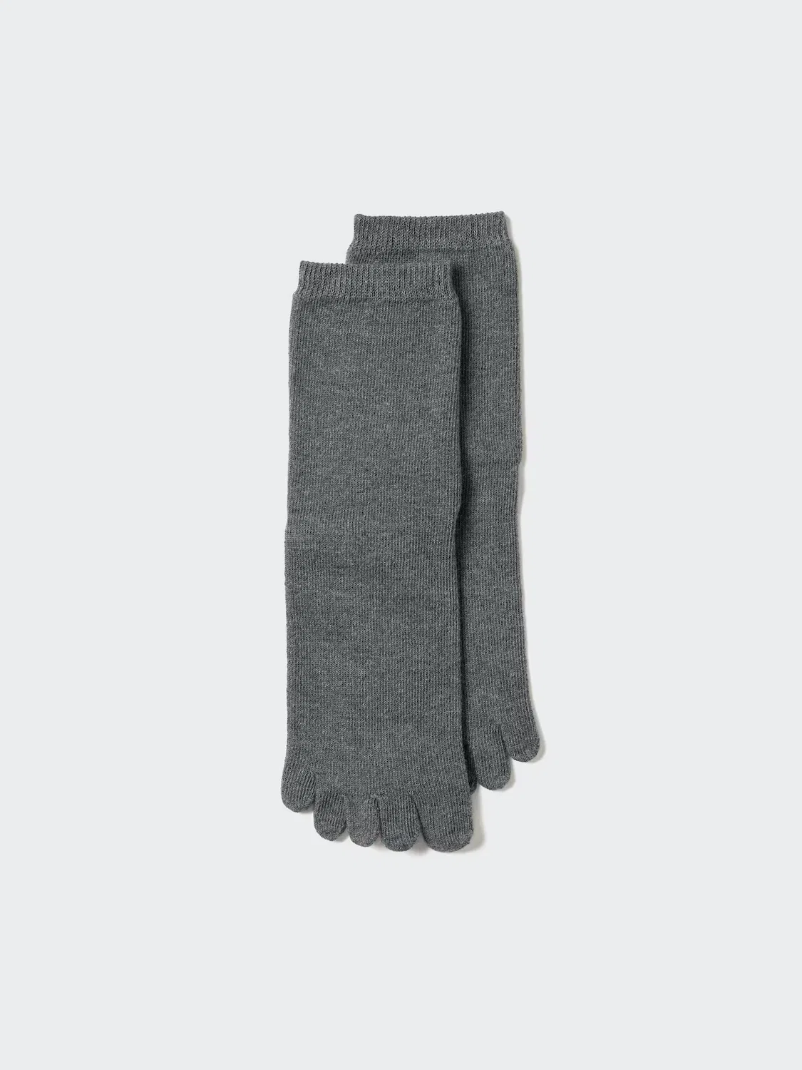 Носки Uniqlo, полупальцы, темно-серый