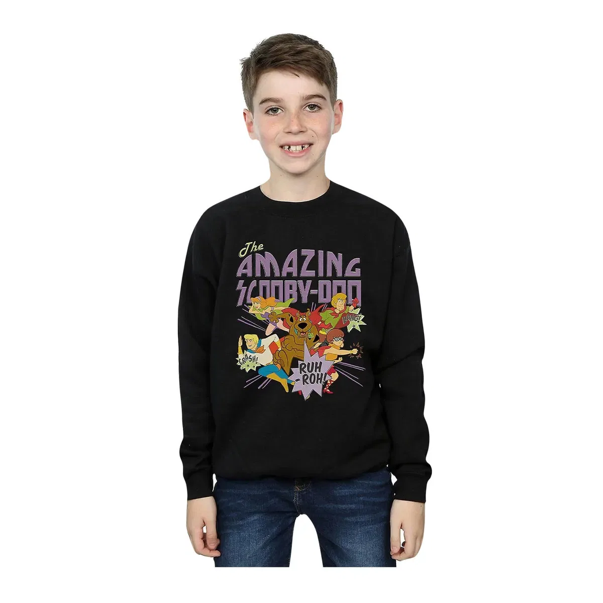 Детский свитшот Scooby Doo, Black — фото 2