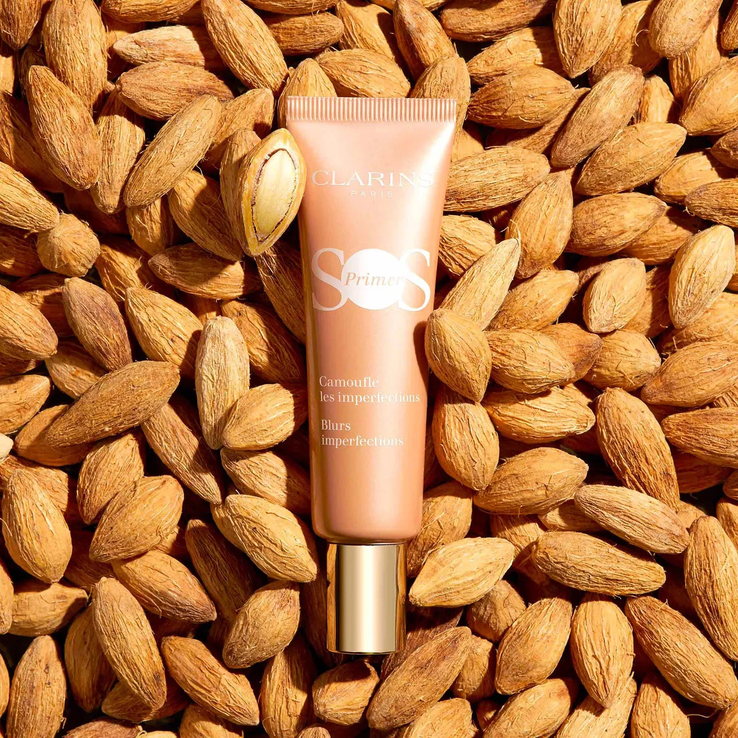 Праймер SOS Primer 30 мл с персиковым оттенком CLARINS, Peach — фото 4