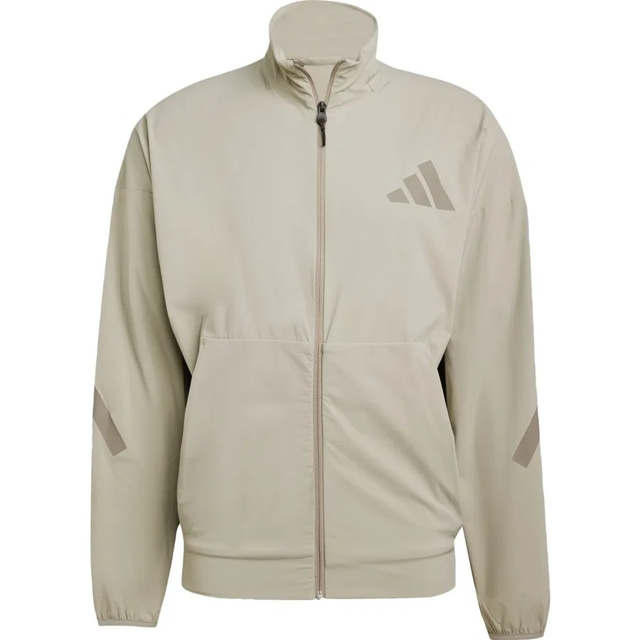 Мужская куртка из ткани с длинным рукавом adidas Z.N.E. Woven Track Top, Бежевый — фото 3