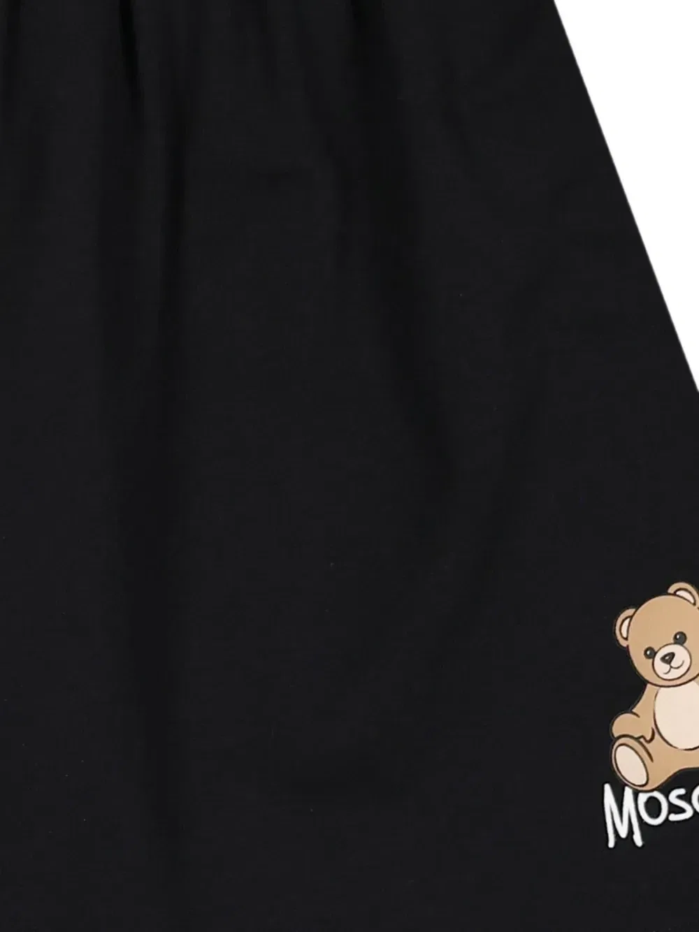 Юбка с принтом «Плюшевый мишка» Moschino Kids, черный — фото 3