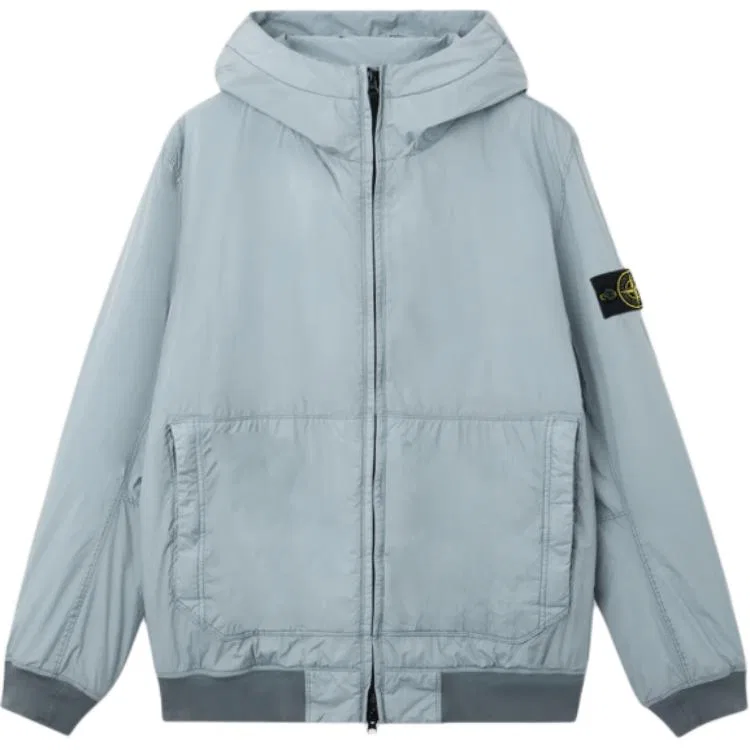 Мужская куртка-пуховик с капюшоном Ash STONE ISLAND, Ash