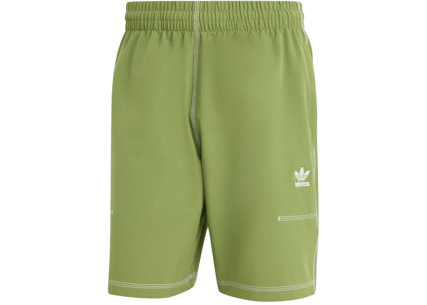 Мужские шорты с логотипом Trefoil Essentials Adidas, цвет Tech Olive