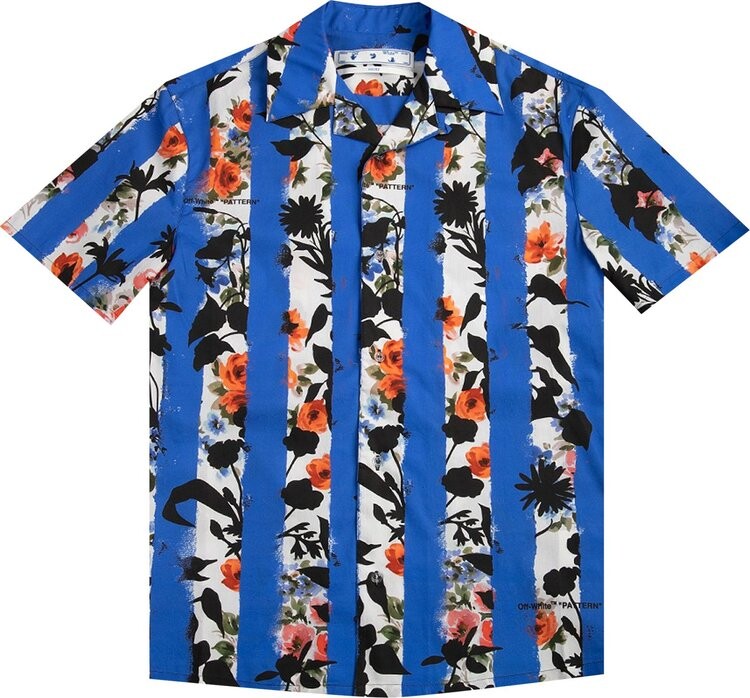 

Рубашка Off-White Striped Flower Holiday Shirt 'Multicolor', разноцветный