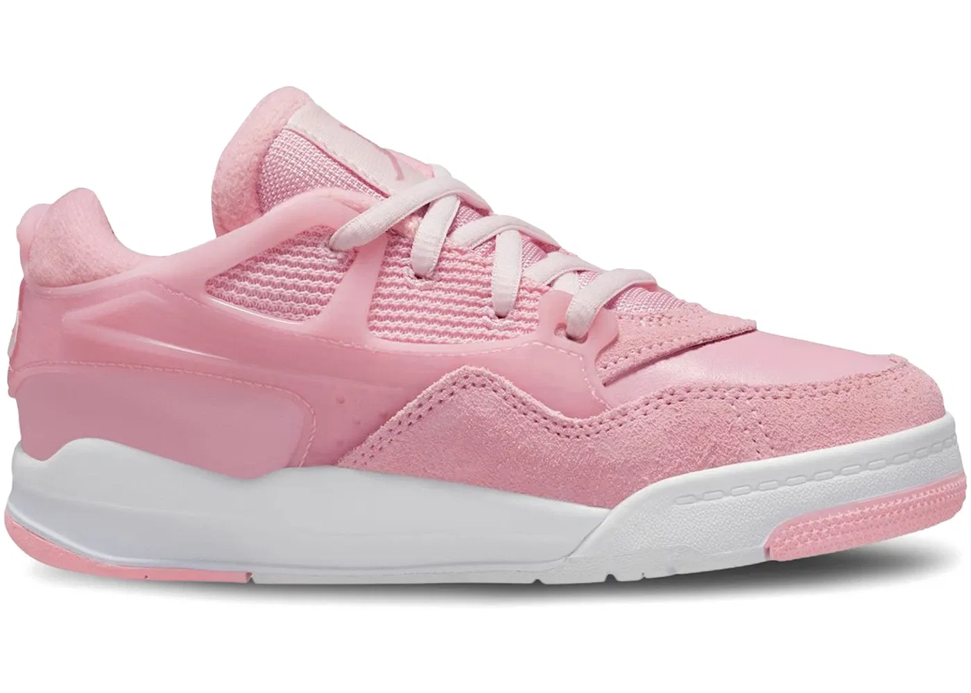Детские кроссовки Lifestyle с принтом Jordan 4 RM Jordan, Medium Soft Pink Pearl Pink White
