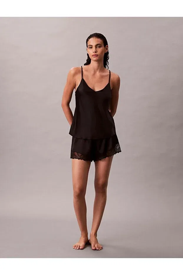 Женский комплект пижам на бретелях Calvin Klein, Black