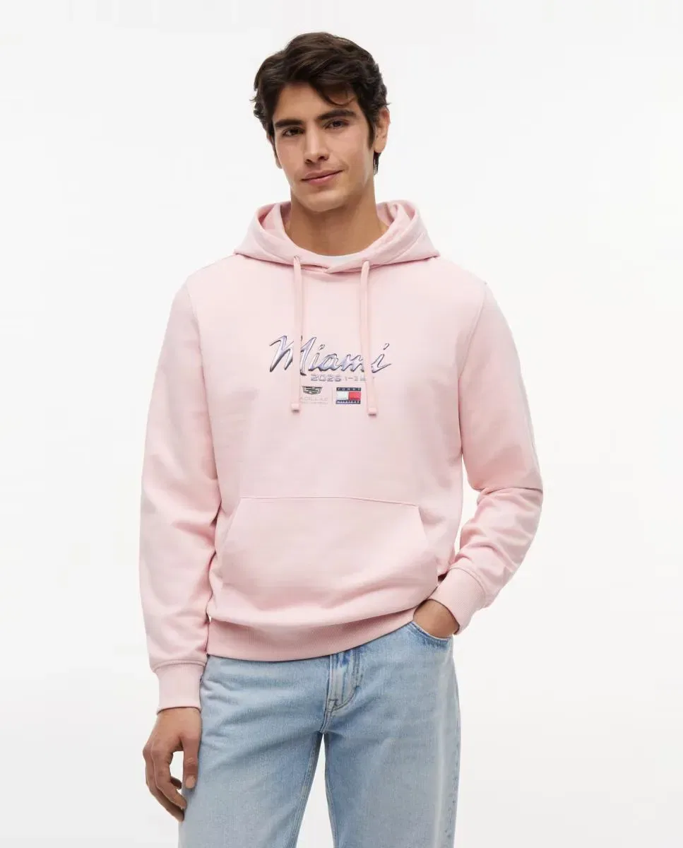 Мужская худи с принтом Cadillac Tommy Hilfiger, Rosa