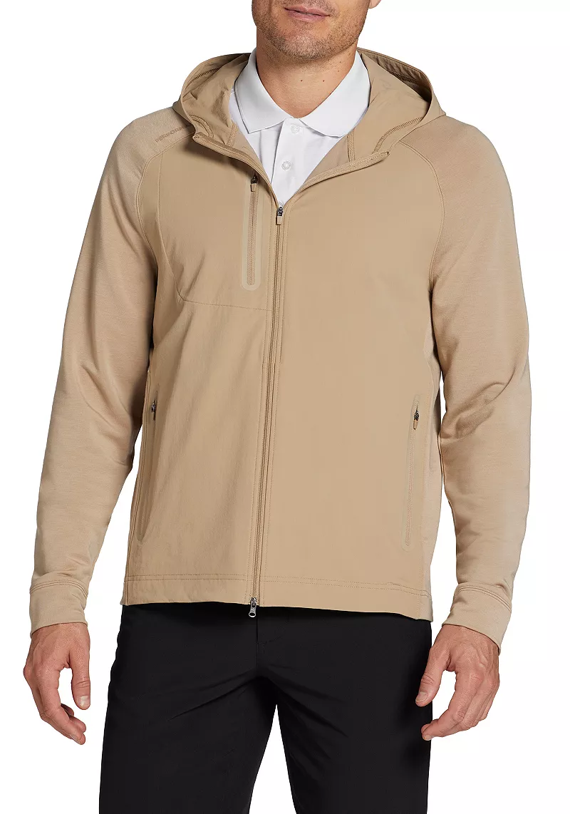 

Мужская куртка для гольфа Walter Hagen Performance 11 с капюшоном и молнией, хаки