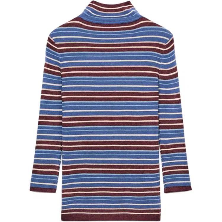 Женский свитер с принтом Turtleneck Moderate ZARA, Multicolor — фото 3