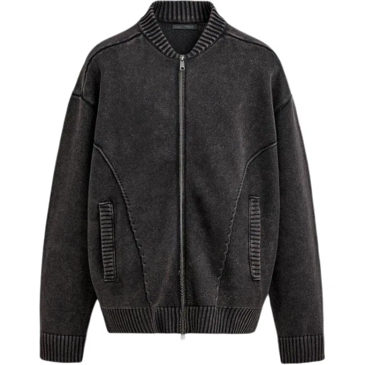 Мужская куртка с черепаховым воротником Brown ZARA, Brown