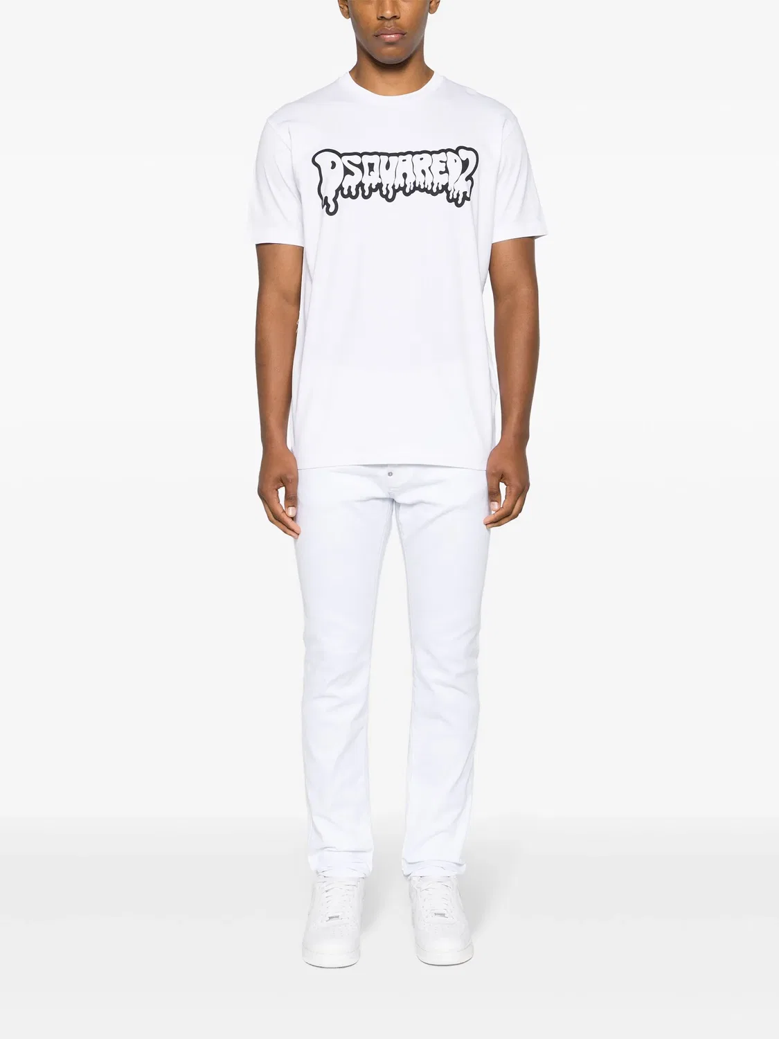 Джинсы Cool Guy Skinny DSQUARED2, оптический белый — фото 3