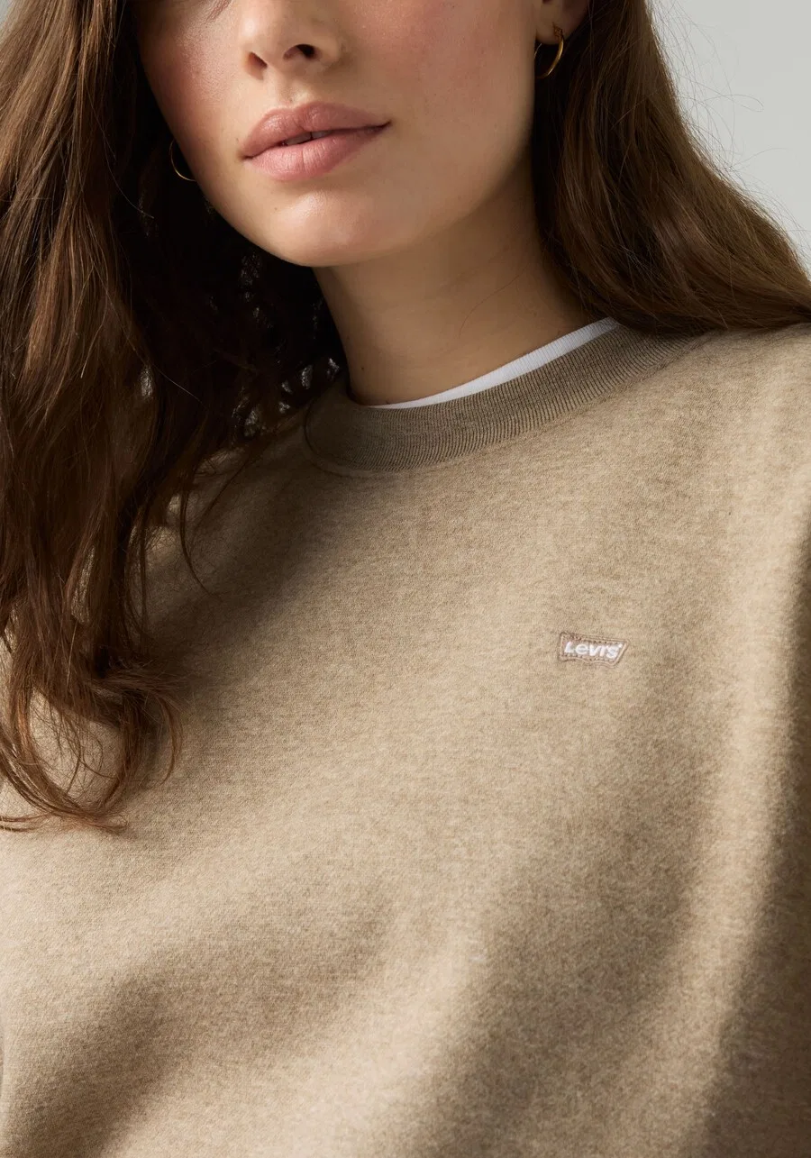 Толстовка LEVI'S темно-бежевого цвета — фото 4
