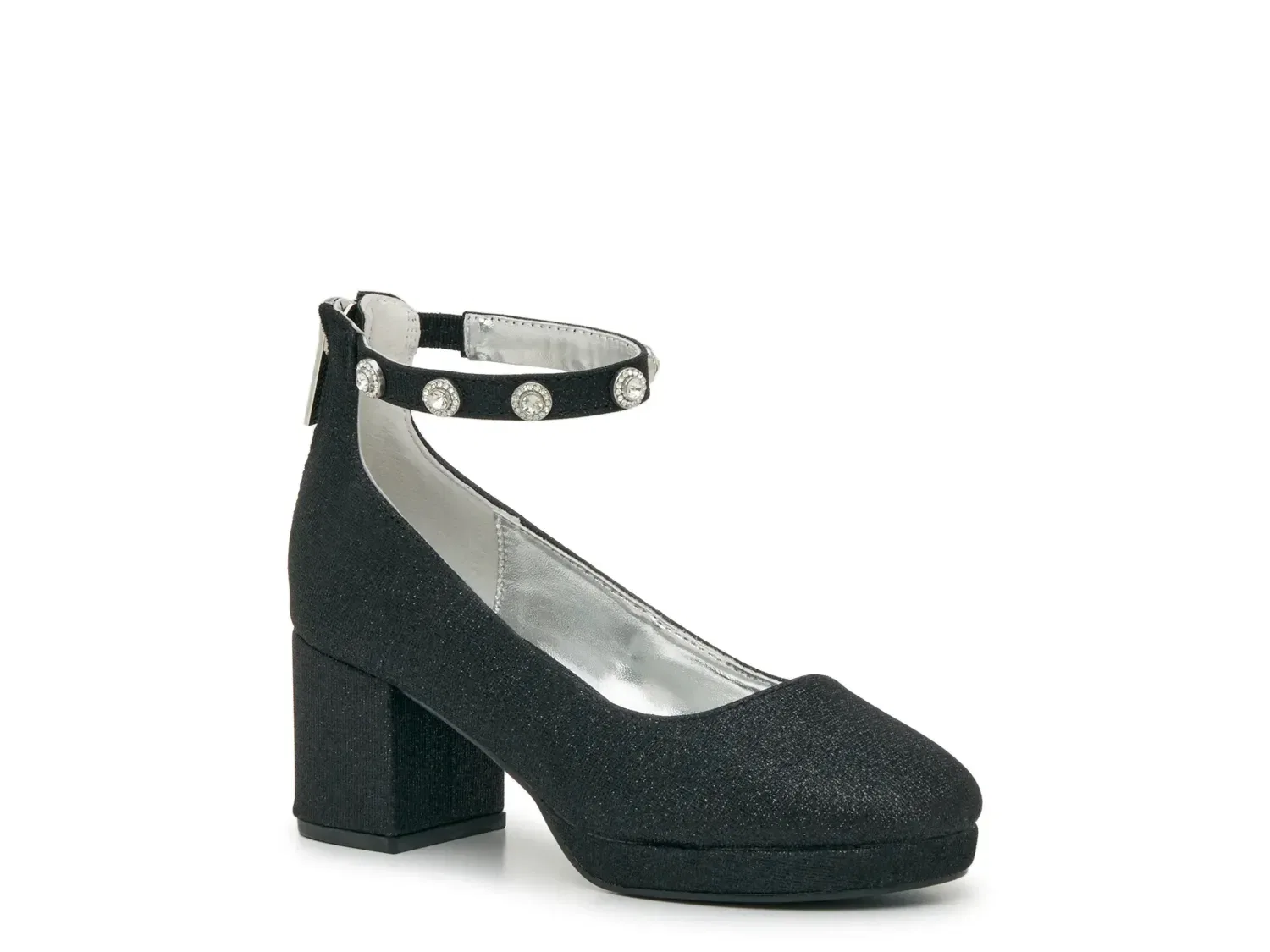 Туфли Camilla Pump с блестками, Nina, черный