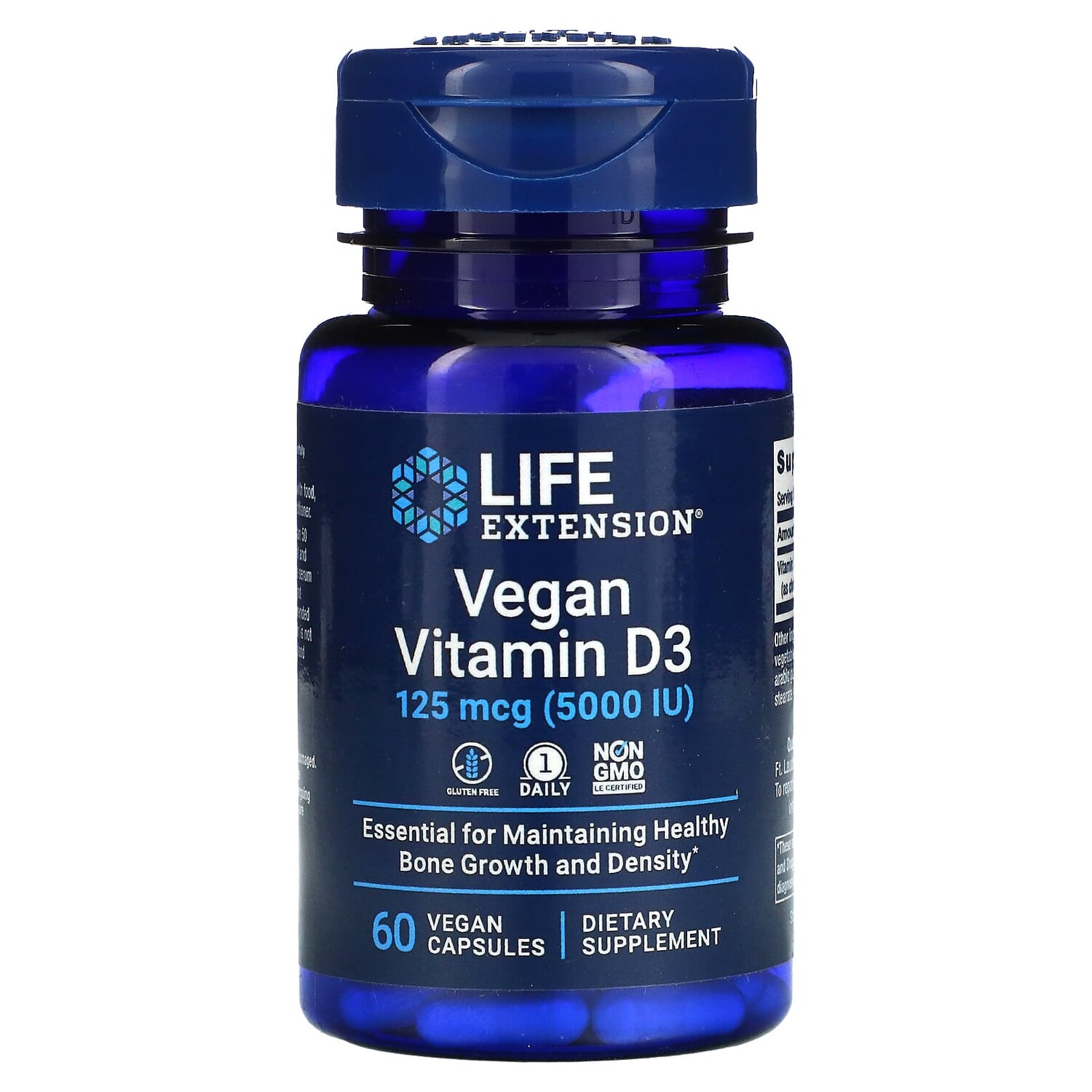 

Веганский Витамин D3 Life Extension, 60 веганских капсул