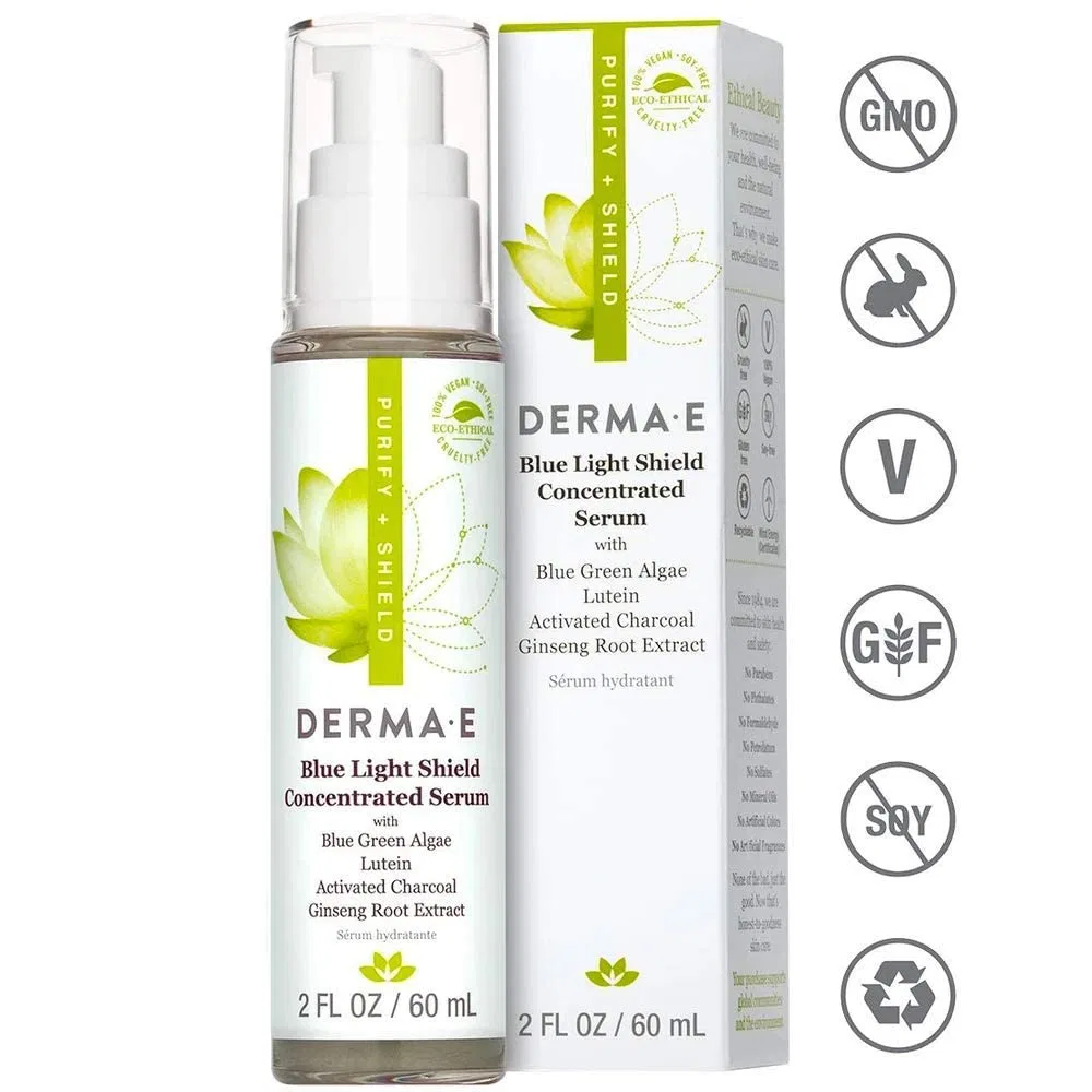 Концентрированная сыворотка с лютеином и экстрактом зеленых водорослей Derma E, 60 мл — фото 2