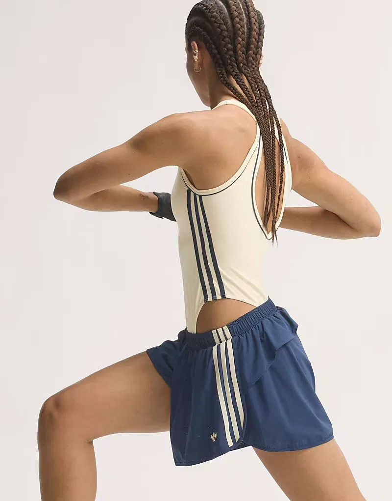Спортивные шорты Adidas Originals индиго — фото 4