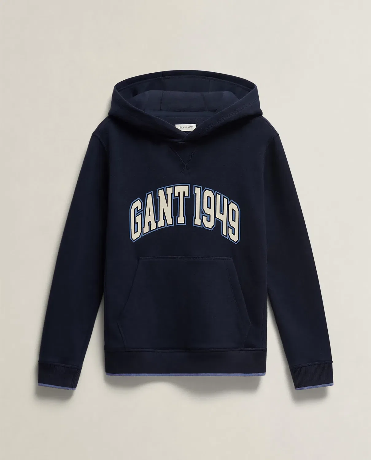 Детская худи для мальчиков с принтом Gant, Azul Marino
