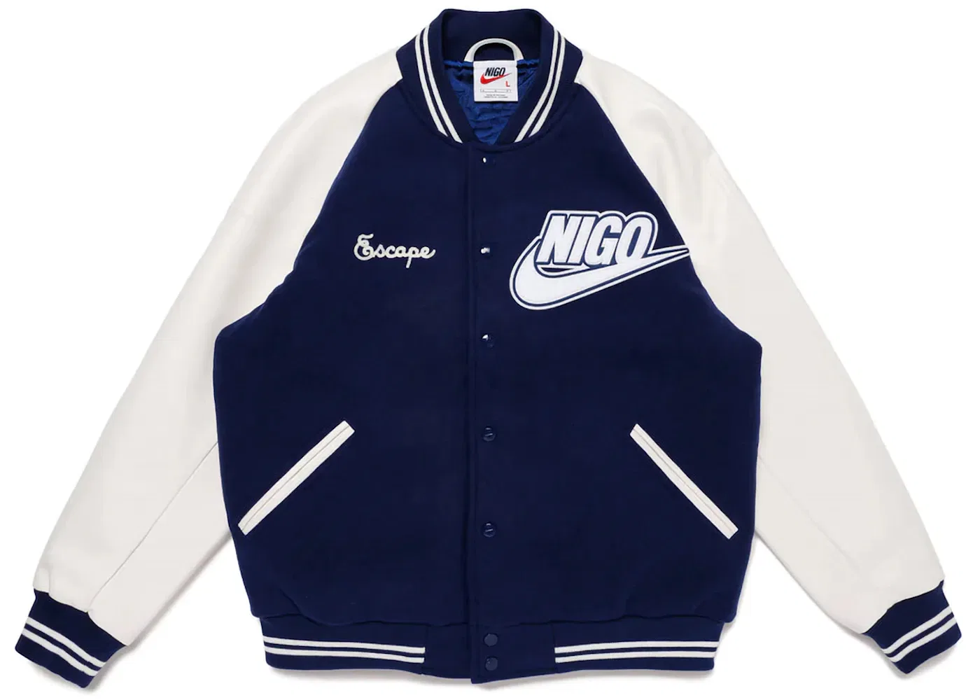 Мужская куртка-бомбер классическая Nike x Nigo NRG, Navy