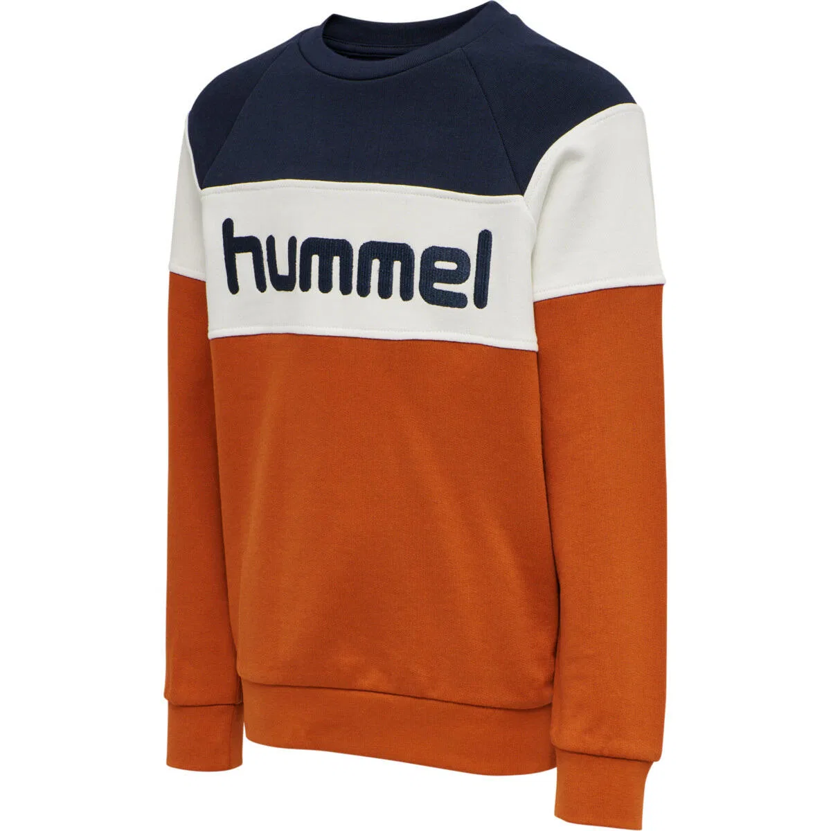 Детский свитшот с длинным рукавом Claes Sweatshirt Hummel, Braun Navyblau