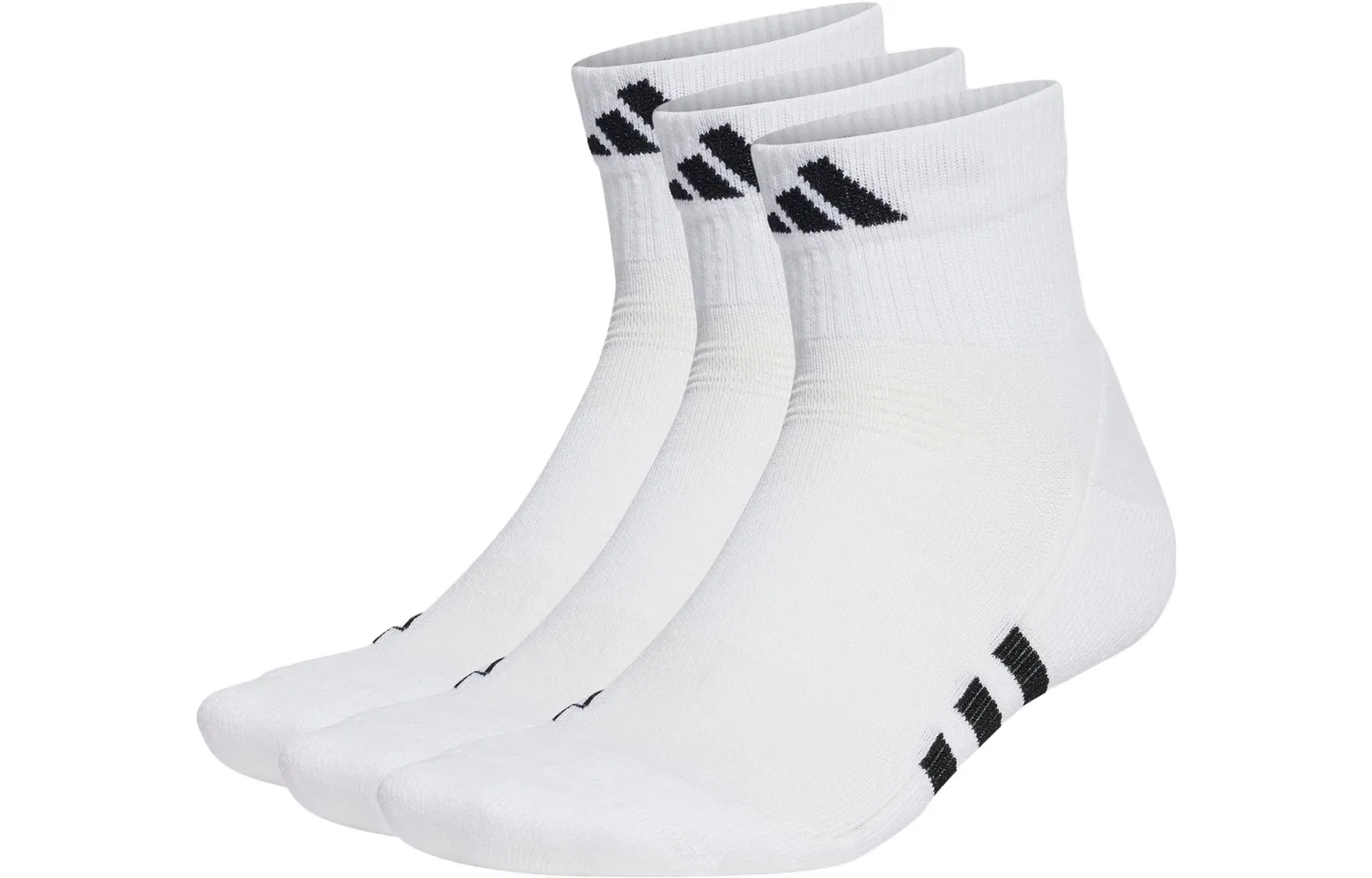 Детские носки-невидимки Adidas, 3 пары, Белый