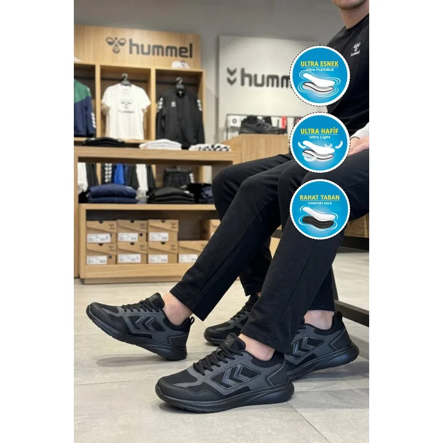 Кроссовки повседневные с текстильным верхом Hml II Hummel, Черный — фото 2