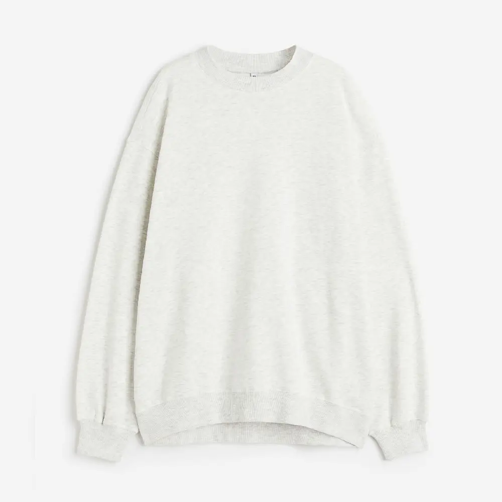 

Свитшот H&M Oversized, светло-серый