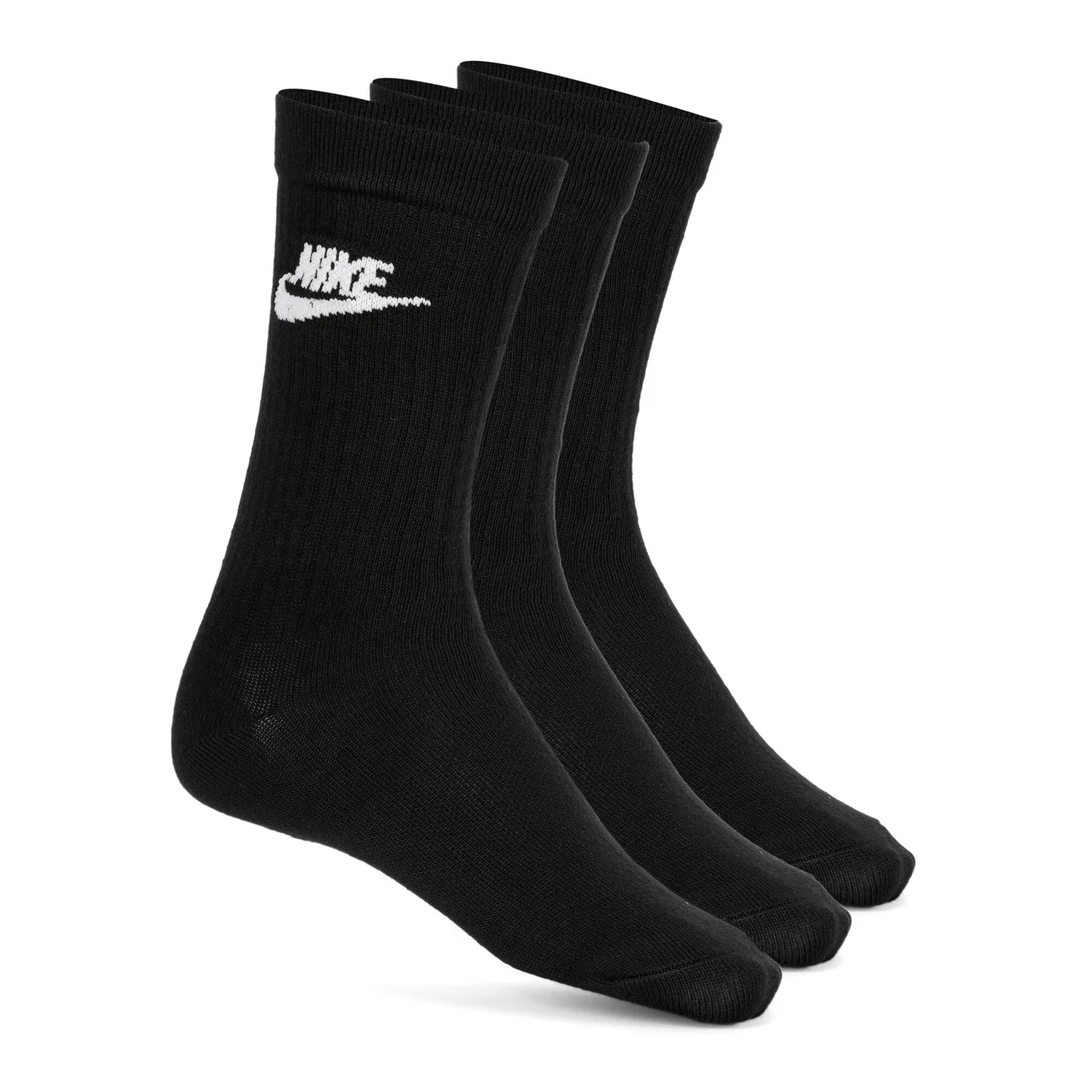 Мужские носки с принтом Nike Socken mid-calf 3er-Pack Adidas, Schwarz — фото 4