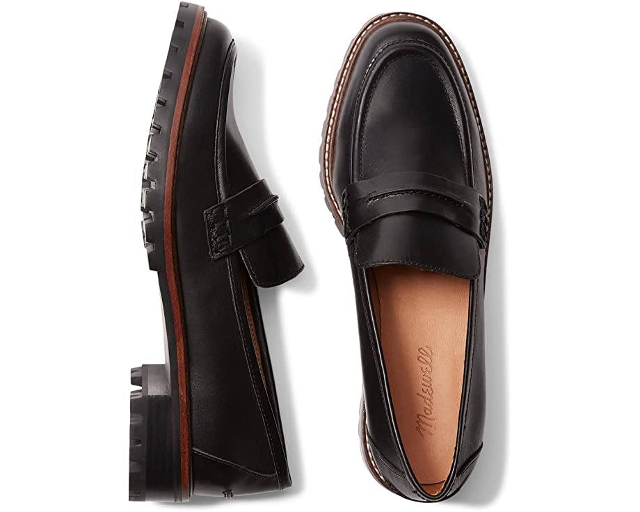 Лоферы The Corinne Lugsole Loafer Madewell, черный - фото