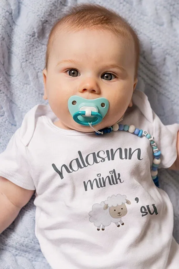 Детский комплект боди с коротким рукавом 100% Organic cotton 3-piece baby body set Overoz, White — фото 3