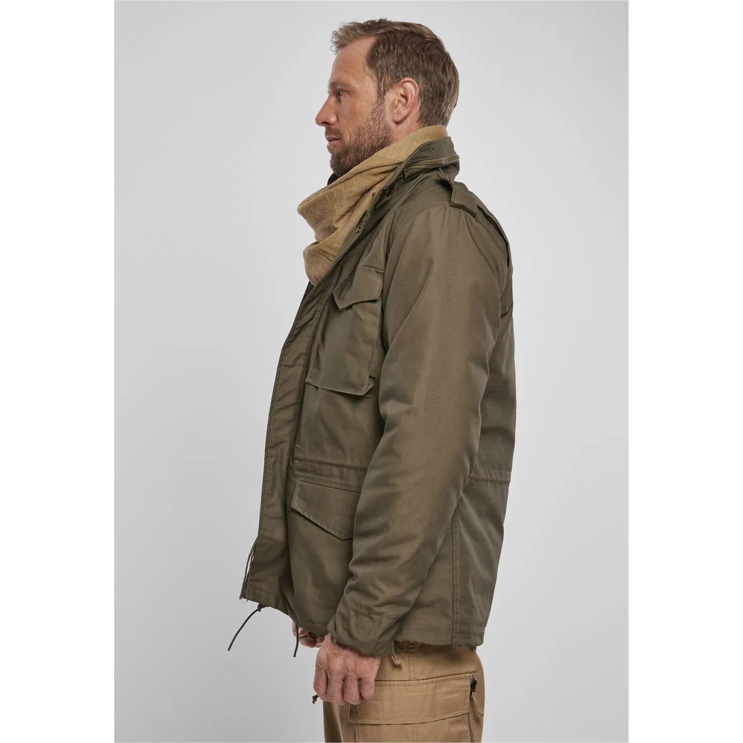 Мужская всепогодная куртка M-65 Field Jacket Brandit, Olive — фото 3