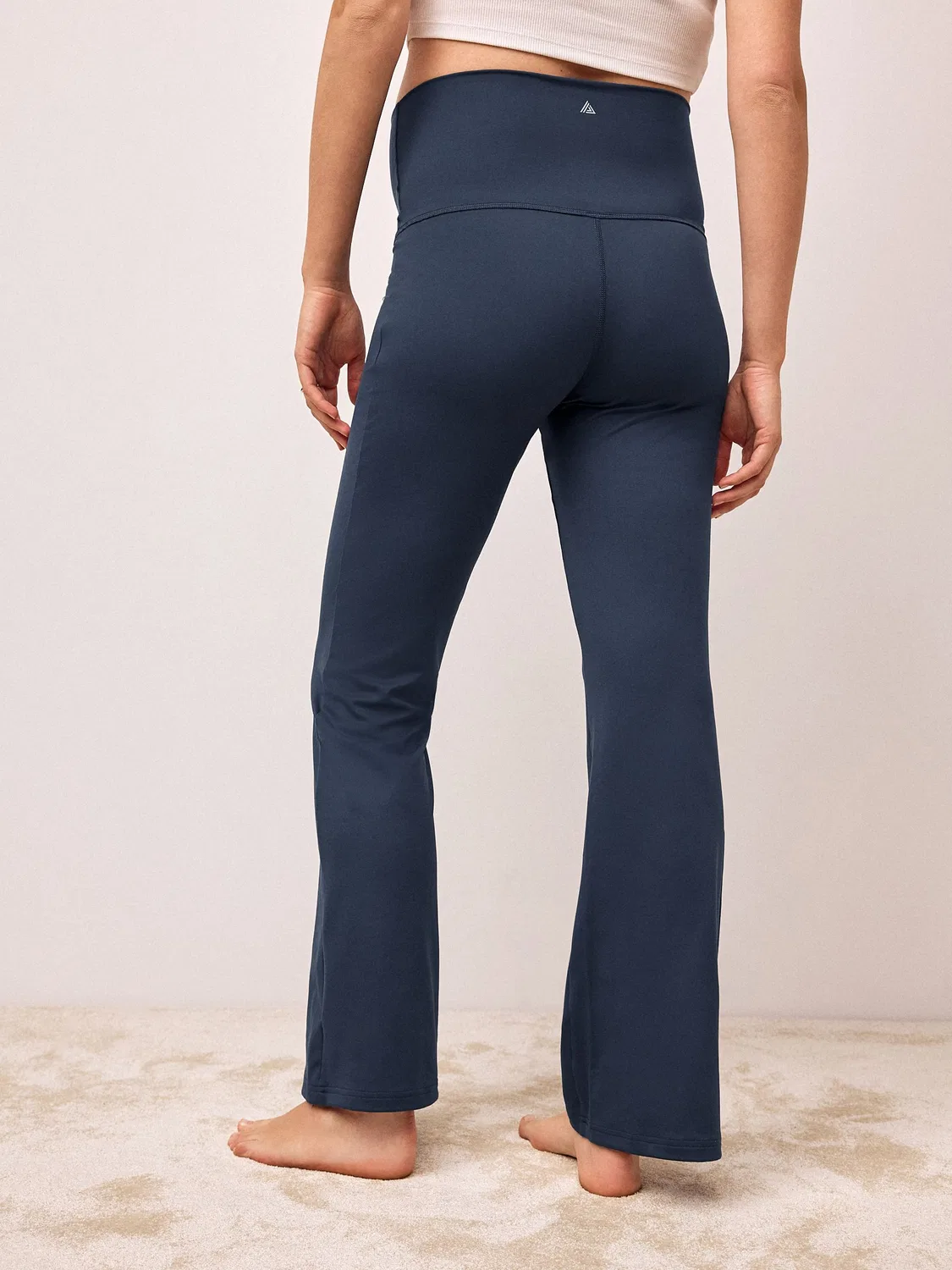 Леггинсы для йоги и мам, фларед, Supersoft Dry Tech Next, Navy — фото 4