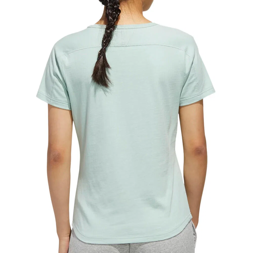 Женская футболка свободного кроя W BB TEE Adidas, Turkis — фото 2