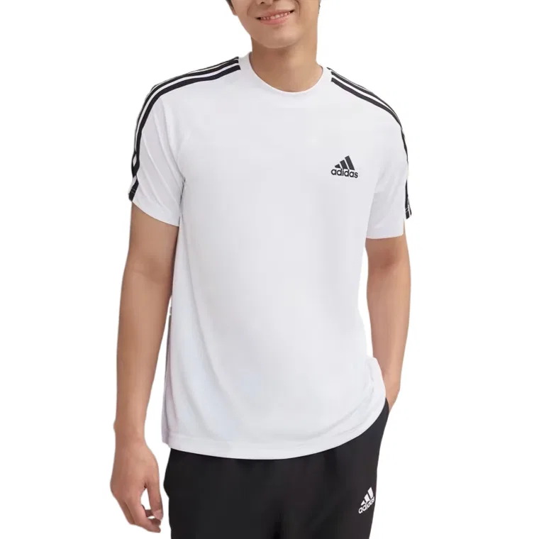 Мужская футболка с коротким рукавом Adidas AEROREADY, Black — фото 3