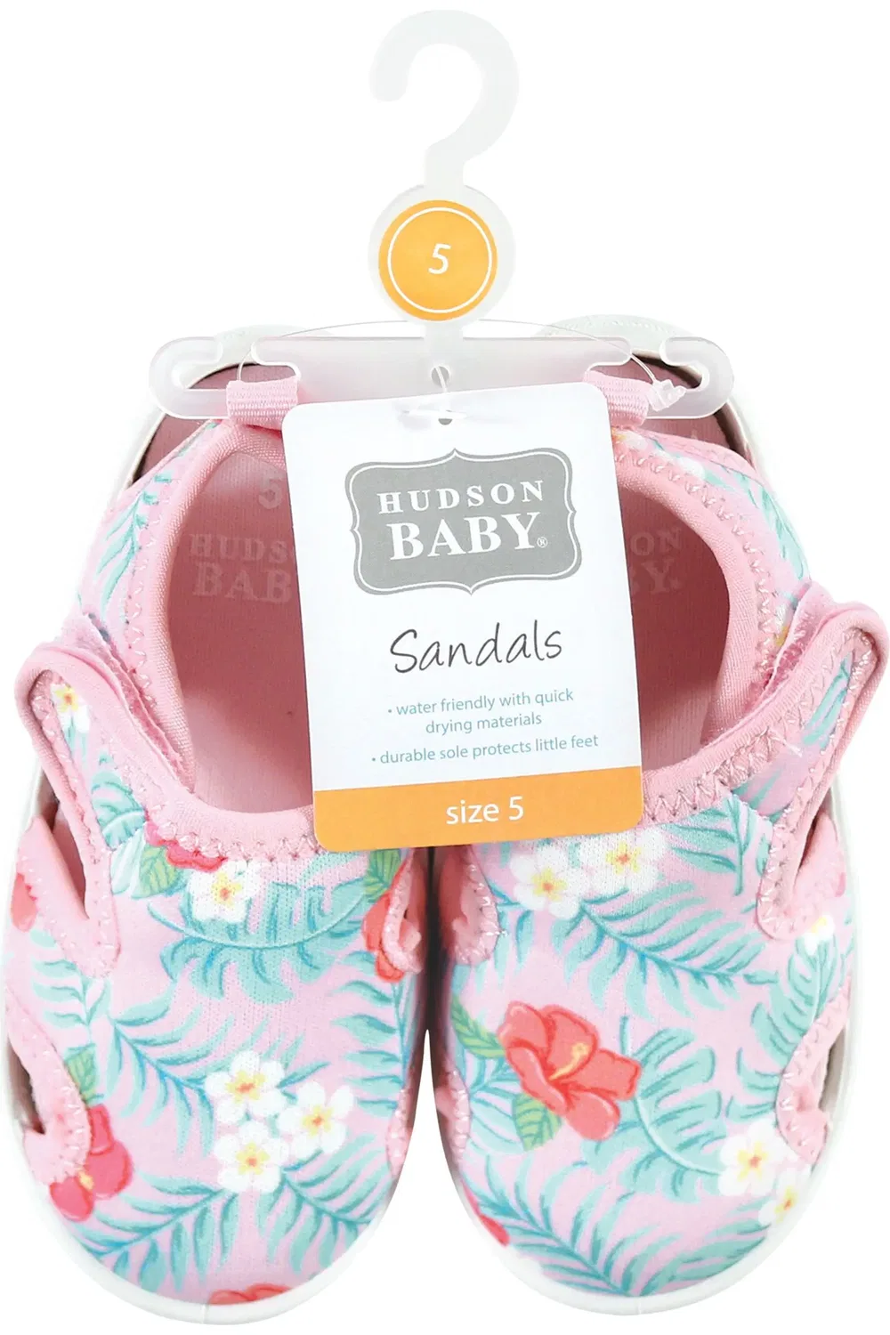 Детские водонепроницаемые тапки Hudson Baby, Hawaiian Print — фото 2