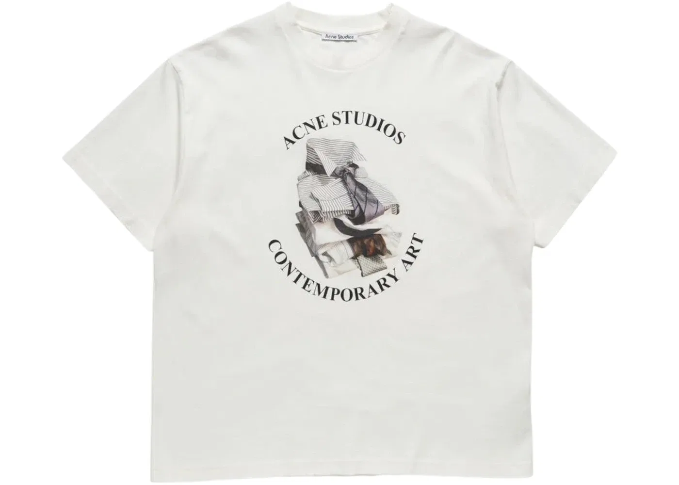 Женская футболка с принтом T-shirt Acne Studios, Off White