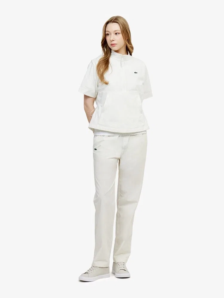 Куртка-анорак LACOSTE White, Полиэстер, Демисезонная — фото 4