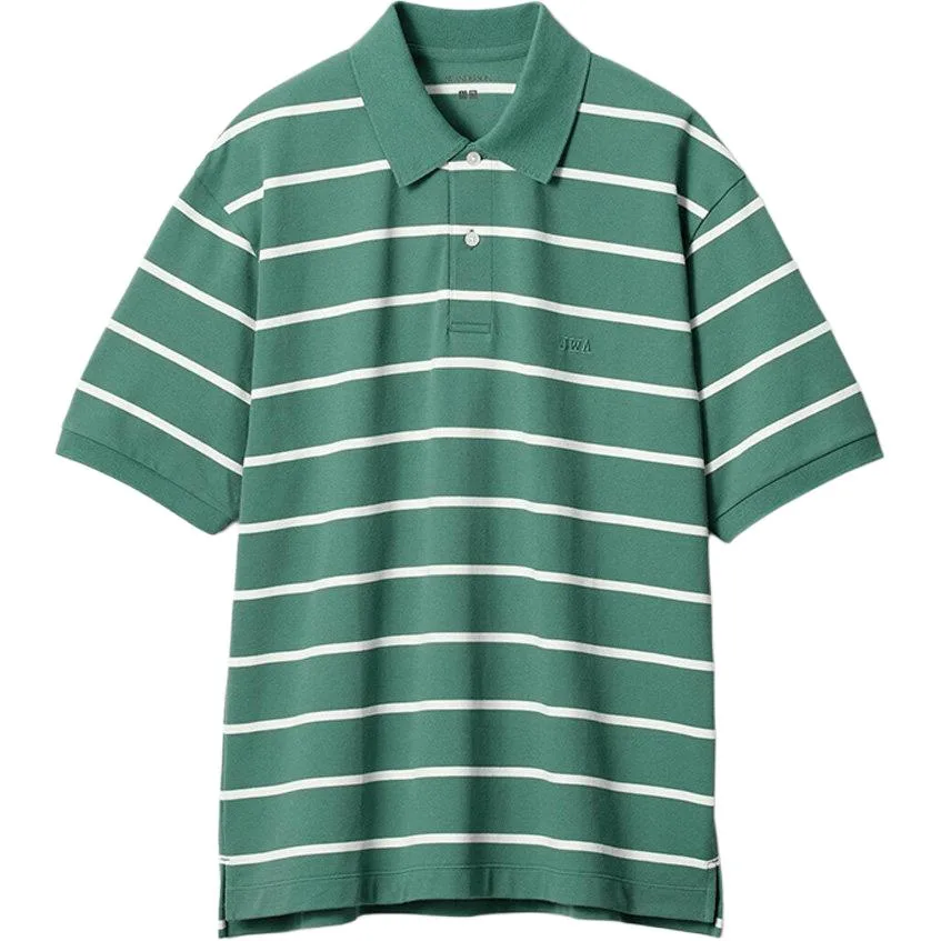 JW Anderson SS26 Поло Unisex UNIQLO, бирюзовый