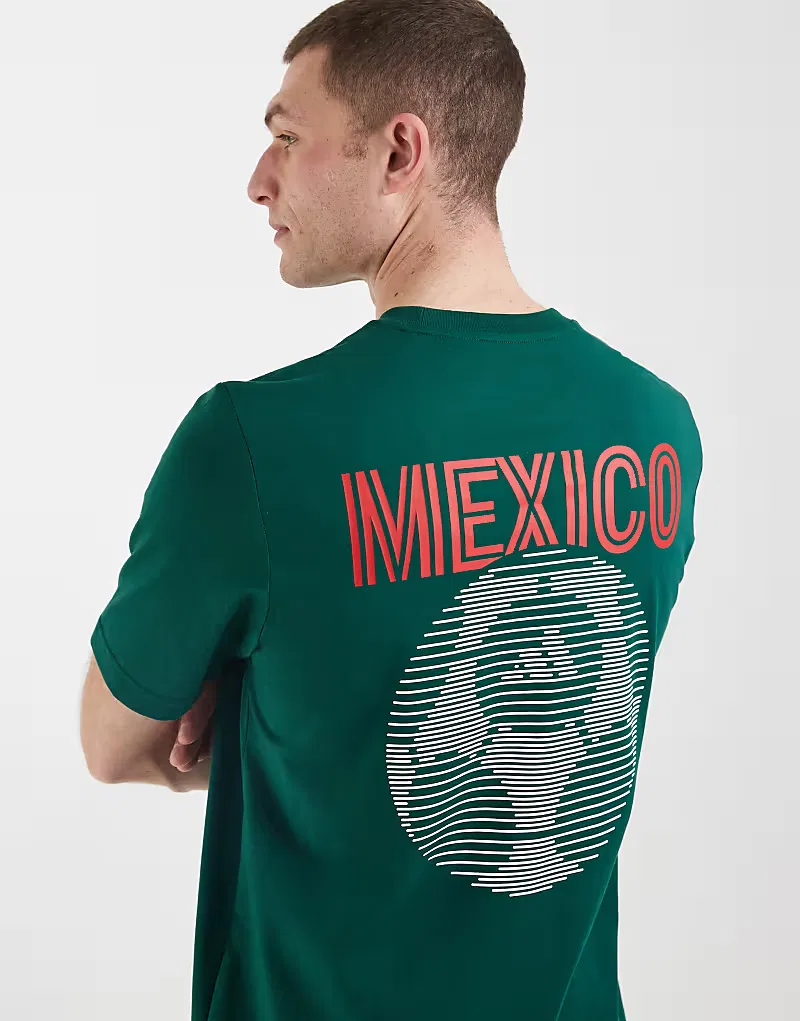 Футболка Adidas Soccer Mexico, зеленый