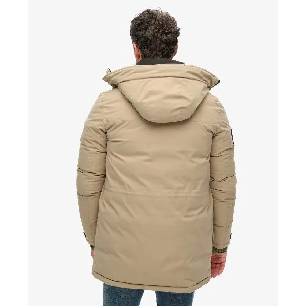 Женская утепленная парка City Superdry, Braun — фото 4